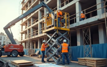 Construction Teams Complex Platform Lift Installations